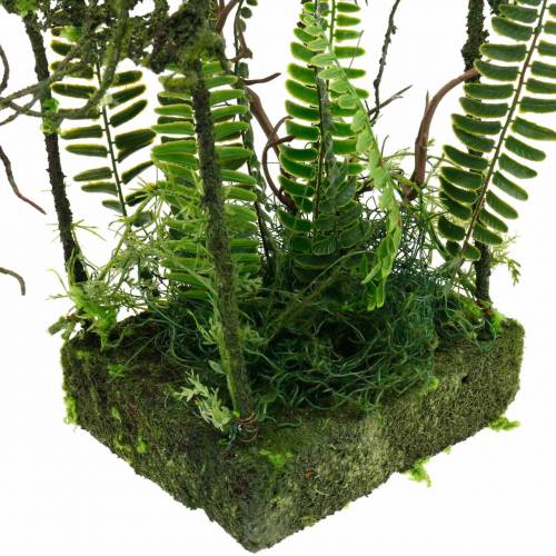 Floristik24 Moss deco gräshus med konstgjord mossa och ormbunke