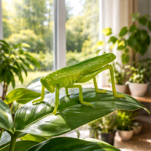 Artikel Gräshoppa grön 11cm 1 st