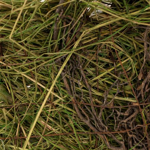 Artikel Dekorativ korg, gräsvävd, naturlig påskdekorationskorg, presentkorg, 29 cm