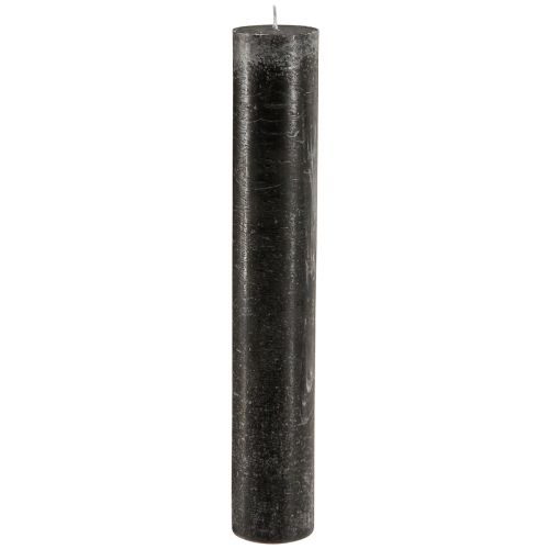 Stora ljus Svarta pinnljus 50mm x 300mm 4 st