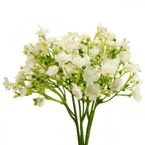 Floristik24 Vit Gypsophila konstgjord L30cm 12st