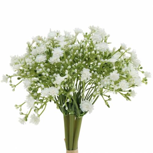 Floristik24 Gypsophila artificiell gypsophila i ett gäng vit H28cm 6st