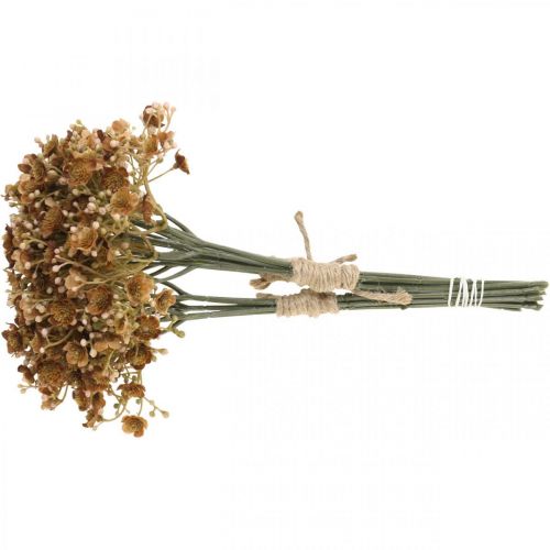 Artikel Gypsophila konstbrun till höstbukett 29,5cm 18p