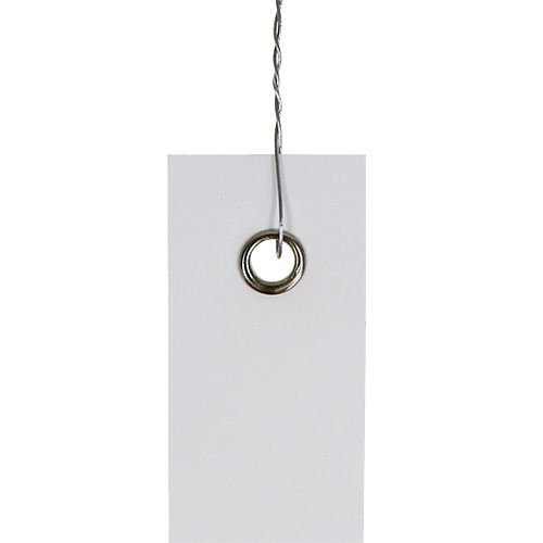 Artikel Hängetiketter vita 20mm x 140mm 250st