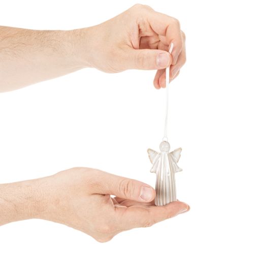 Artikel Ängelhänge dekorativ figur för att hänga på julgran 8cm 4st