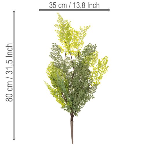 Konstgjord ormbunksgrann, delikat, för vas, 80 cm | Floristik24.se