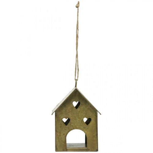 Artikel Julhängare metallhus vintage guld H9,5cm 3st