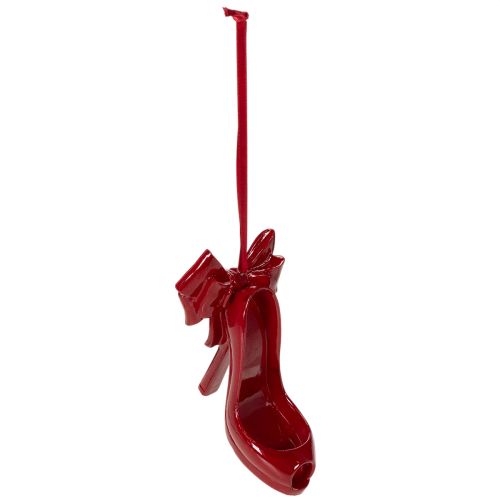Dekorativ sko att hänga med rosett, 10 cm köpa | Floristik24.se