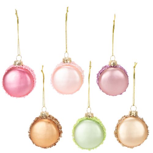 Julgransprydnad macaronhänge 6cm köpa | Floristik24.se