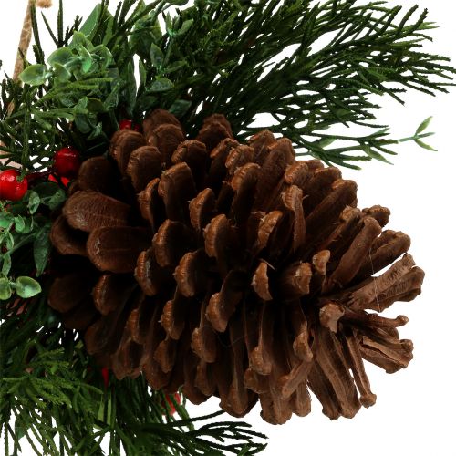 Floristik24 Julhängare med kottar och bär 16cm