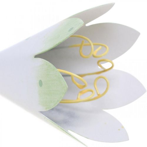 Floristik24 Blommor hängande, vårdekoration, metallhänge H7,5cm 4st