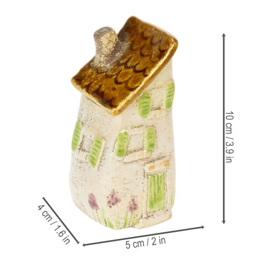 Artikel Keramisk heminredning för inomhusbruk och blomkrukor. Perfekt present. 10 cm, 3 stycken.