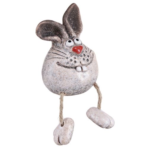Floristik24 Bunny keramik dekorativ kaninkantspall 6,5×7×9,5cm 3 st
