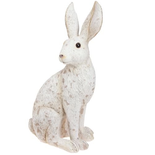 Floristik24 Kanin Sittande Påskhare Påskdekoration Shabby Chic 16×13×35cm