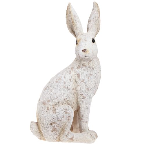 Floristik24 Kanin Sittande Påskhare Påskdekoration Shabby Chic 16×13×35cm