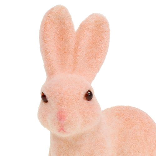 Floristik24 Bunny flockade 10,5 cm pastell 6st