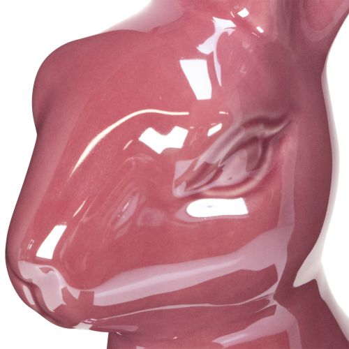 Artikel Påskdekoration kanin keramik glänsande figur för påsk och vår 37cm