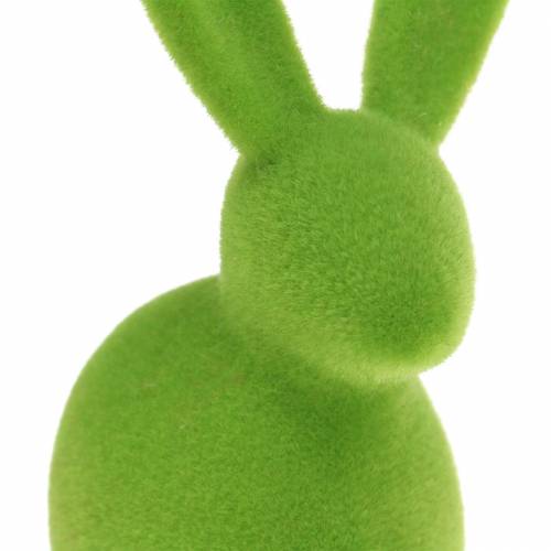 Floristik24 Kanin flockade färgglada H13cm assorterad 6 st