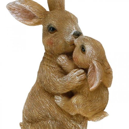 Floristik24 Kanin dekoration figurer kanin familj påsk dekoration H11,5cm 2st