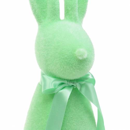 Floristik24 Kanin flockade mintgrön H42cm