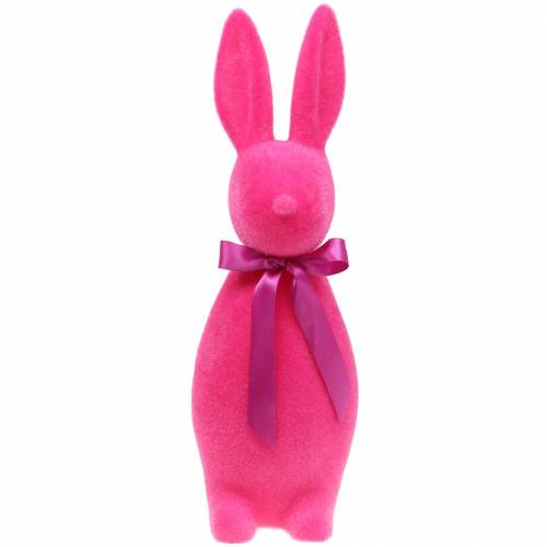 Floristik24 Kanin flockade rosa H49cm