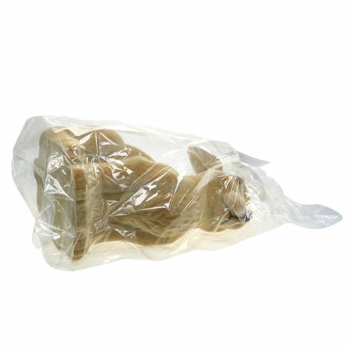 Floristik24 Påskdekoration kanin flockad brun H50cm