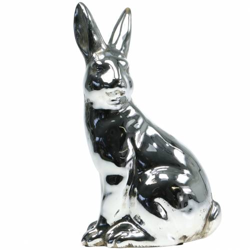 Floristik24 Kanin silver antik H31cm