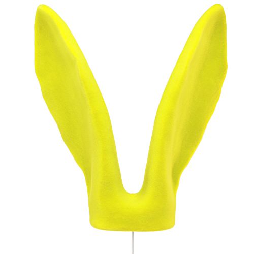 Artikel Kanin dekoration öron gul grön pistage påsk på pinne 56cm