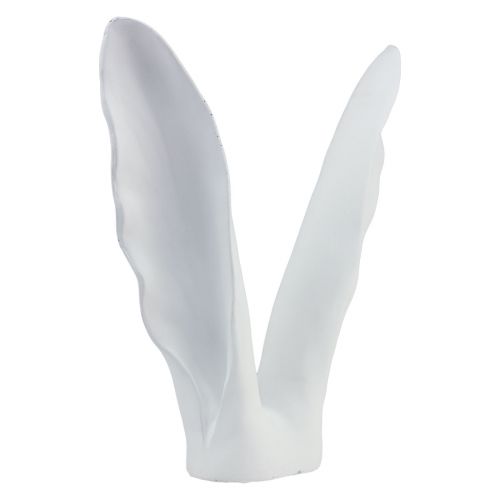 Floristik24 Kanindekoration kaninöron vit konststen 31×9,5×41cm