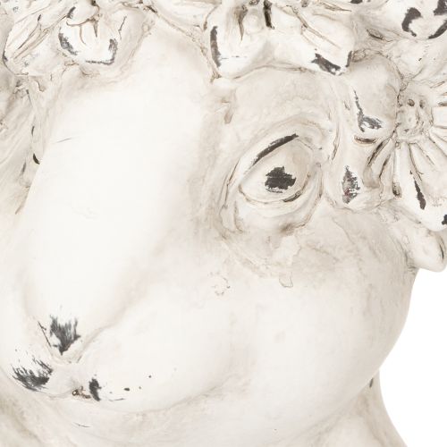 Artikel Dekorativ kanin med detaljerad design för tidlösa vår- och påsklidéer, 34 cm