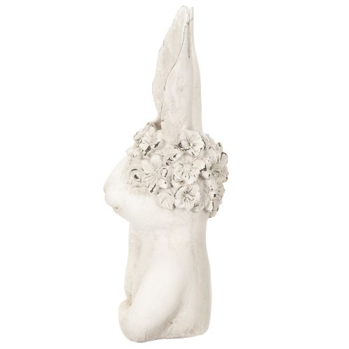 Artikel Dekorativ kanin med detaljerad design för tidlösa vår- och påsklidéer, 34 cm