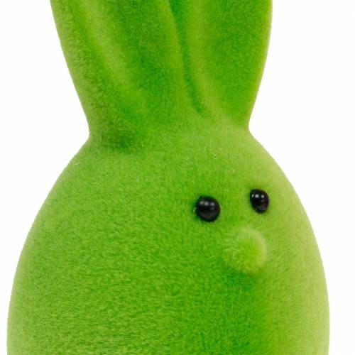 Artikel Påskäggmix med öron, flockade kaninägg, påskdekorationer färgglada 6 st