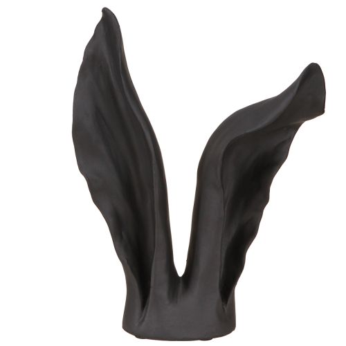 Floristik24 Kaninöron Dekoration Påskharen i svart 20cmx7,5cmx29cm