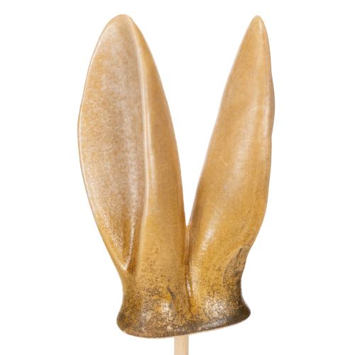 Trädgårdsstång med kaninöron, vårdjursfigur för trädgårds- och påskdekorationer, 29 cm, 4 delar