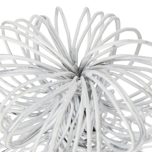 Artikel Vintage trådklocka för rustik lantlig bordsdekoration, 23 cm