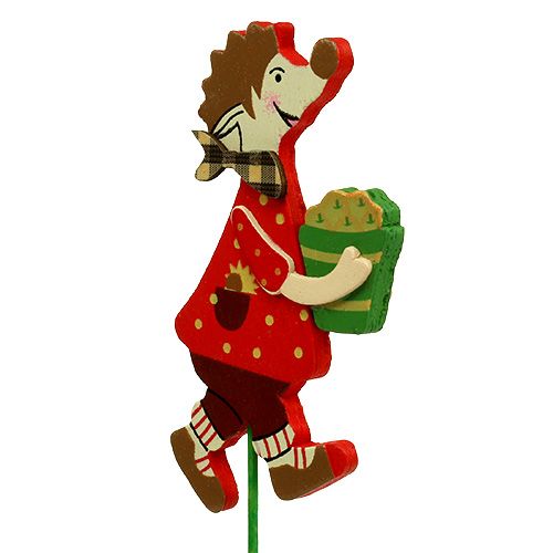 Floristik24 höstdekoration med pinne Hedgehog med kaka 12st