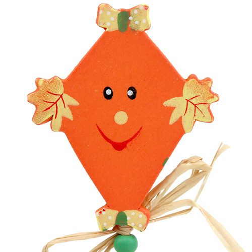 Floristik24 Höstpropp drake orange L31cm 4st
