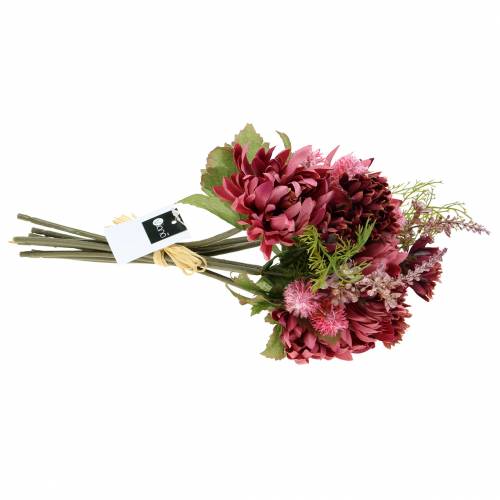 Floristik24 Krysantemumbukettblandning lila 35cm