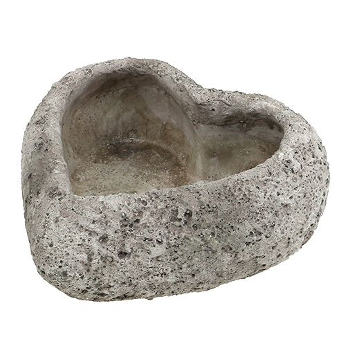 Floristik24 Hjärta för plantering 24 cm x 25 cm grått