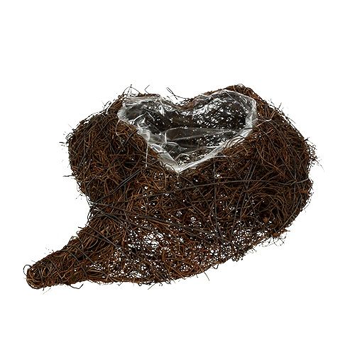 Floristik24 Hjärta för att plantera naturen 20x30cm H9cm