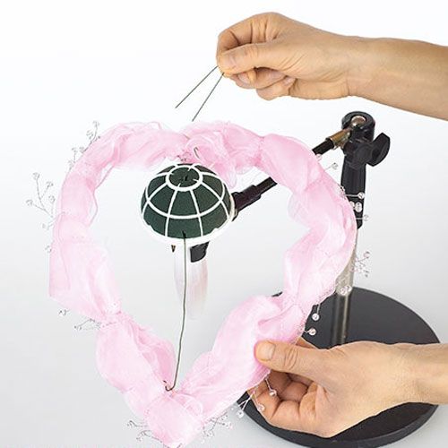 Artikel Blommig brudbuketthållare Ø7cm 16cm 6 st