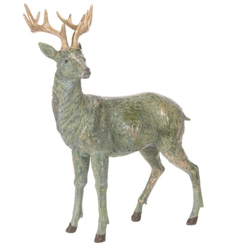 Hjortfigur, dekorativ, stående, detaljerad, 43 cm köpa | Floristik24.se