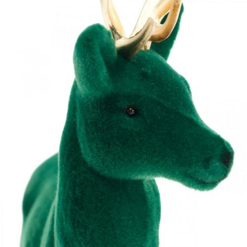 Artikel Rådjur stående deco figur grönt guld bordsdekoration advent 27cm