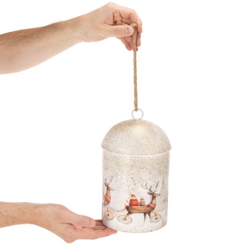 Klocka med julmotiv för upphängning, 26 cm | Floristik24.se