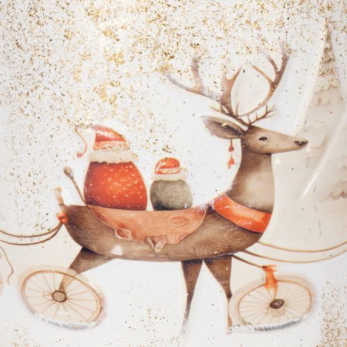 Klocka med julmotiv för
