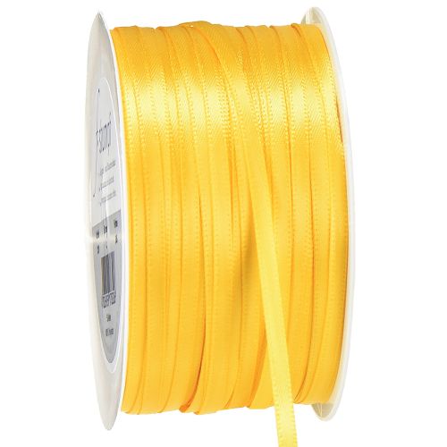 Artikel Högkvalitativt presentband gult satinband 3mm × 50m