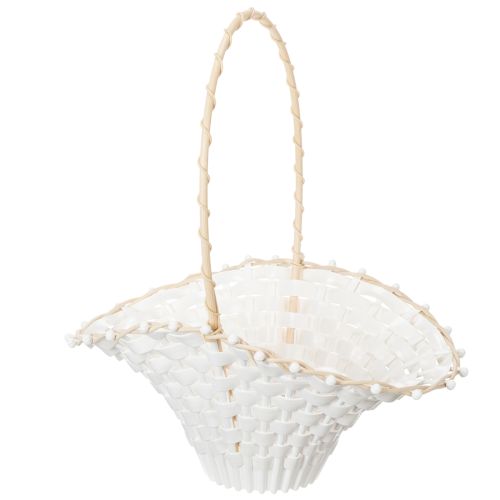 Korg för bröllopsblomsterflicka 24 cm x 17 cm köpa | Floristik24.se