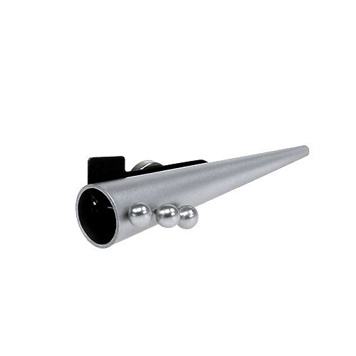 Artikel Bröllopsnål med magnet, matt silver 7cm