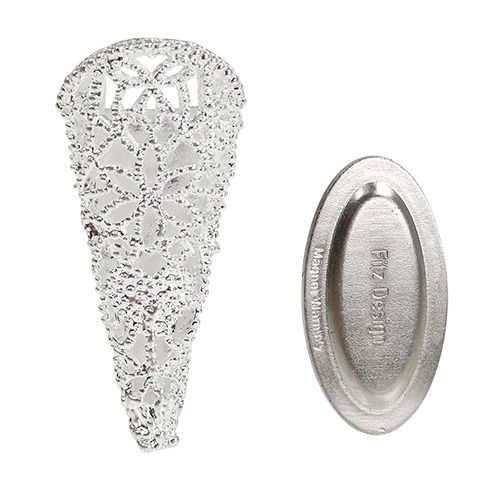 Artikel Bröllopsnål med magnet, silver 4,5cm