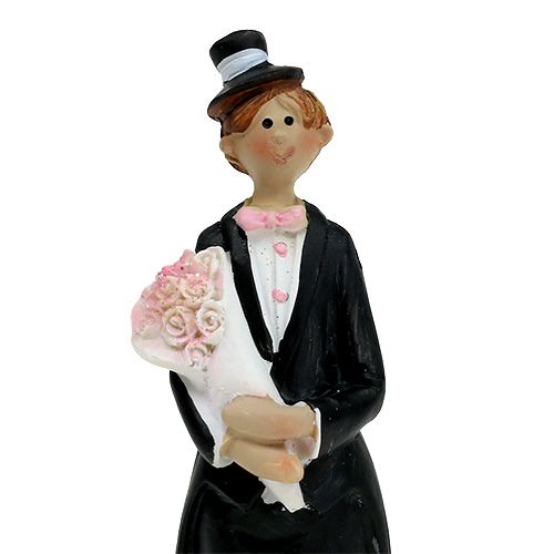 Floristik24 Bröllopsfigur brud och brudgum 13 cm 1 par